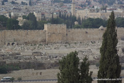 Jerusalem - Golden (Sealed) Gates & Old City