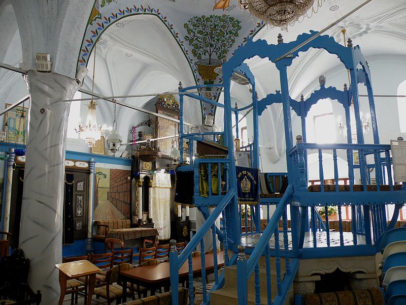 interior of a synagouge