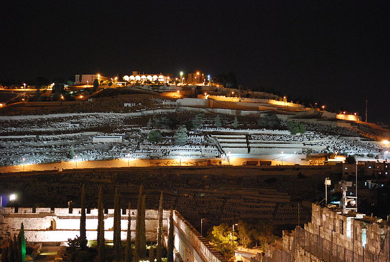 A view of an elevated city at night