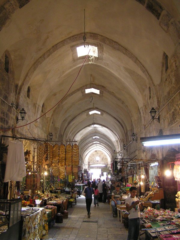 a high-ceiling inodor market