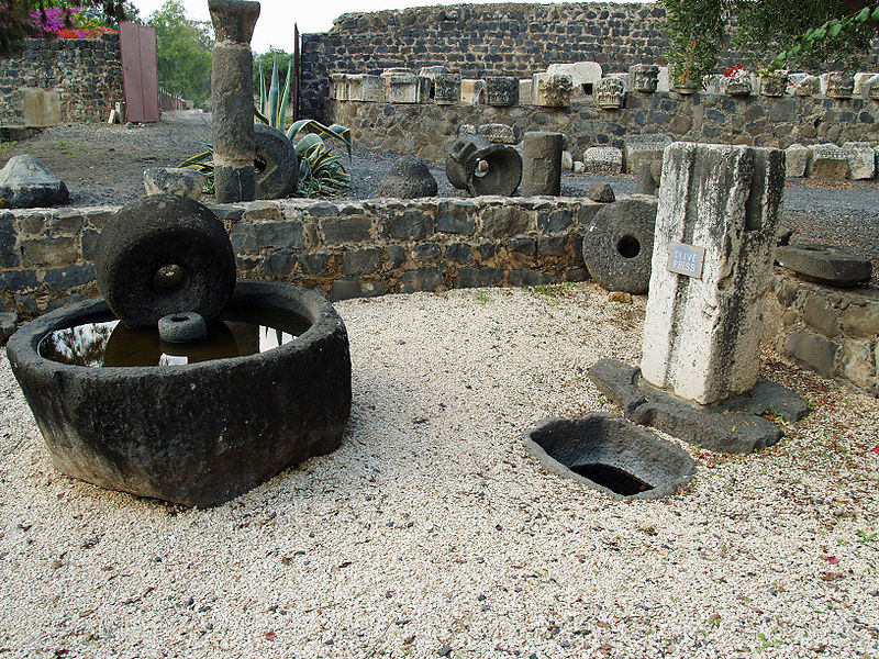 ancient Roman olive press