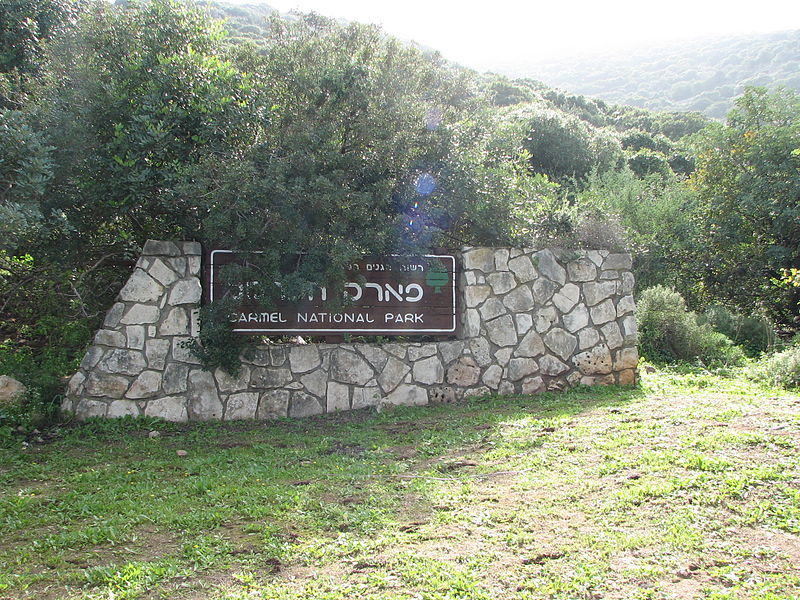 The entrance to Mount Carmel National Park