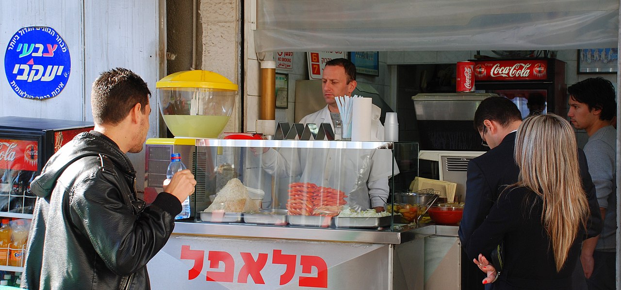 street food scene in Israel