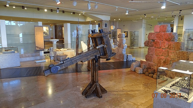 Hecht Museum in Haifa, Israel, showing ancient artifacts