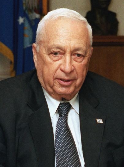 Cropped picture of Ariel Sharon