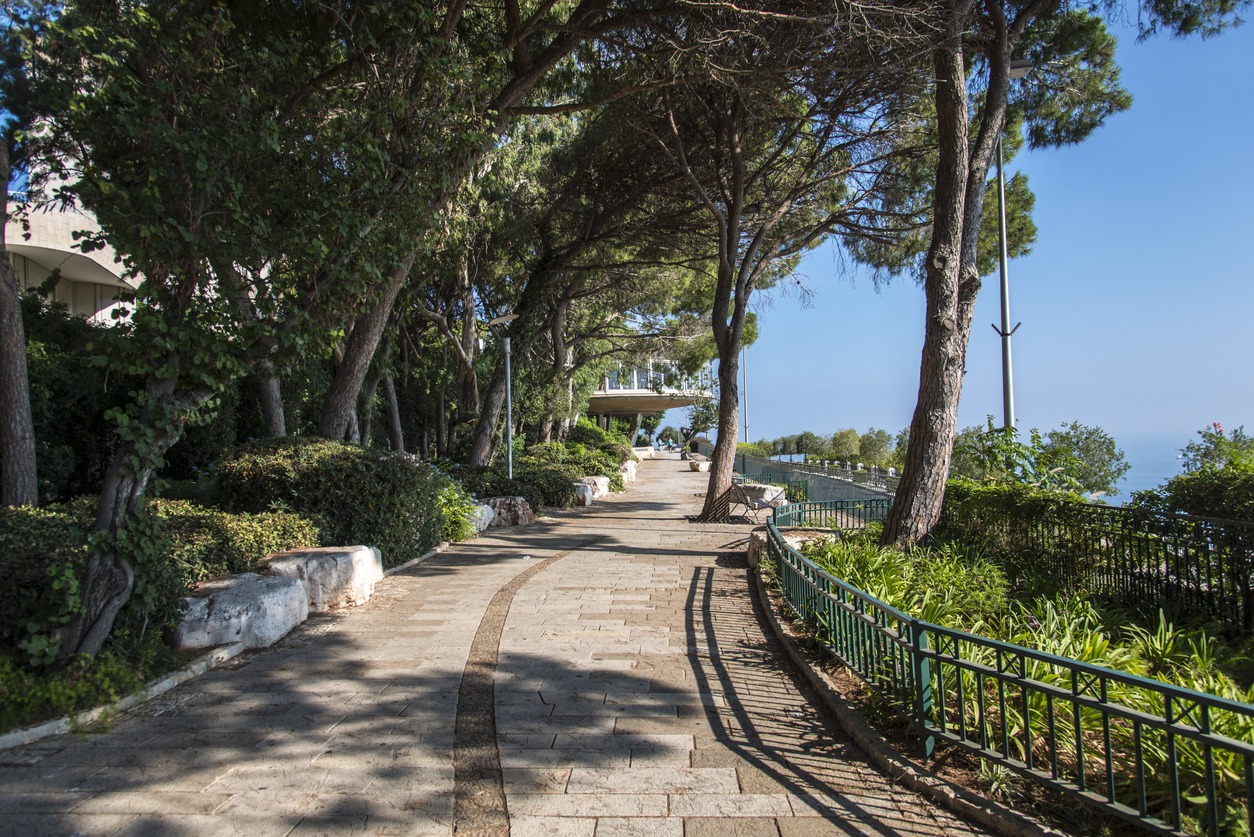 Louis Promenade in Haifa, Israel