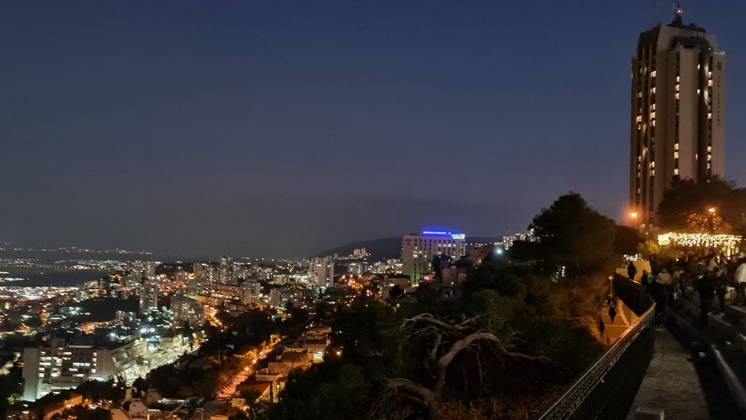 haifa at night